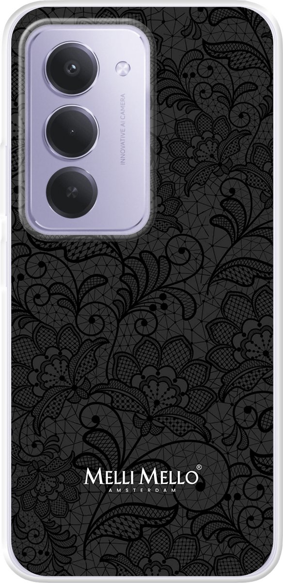 Melli Mello Telefoonhoesje Midnight Lace (Soft Case) - Apple iPhone 14 Pro Max