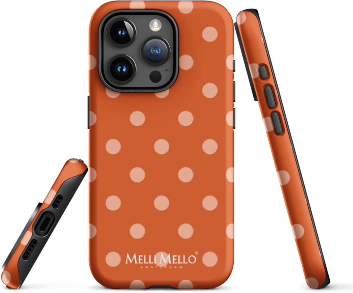 Melli Mello Telefoonhoesje Royal Dots (Tough Case) - Apple iPhone 15 Pro