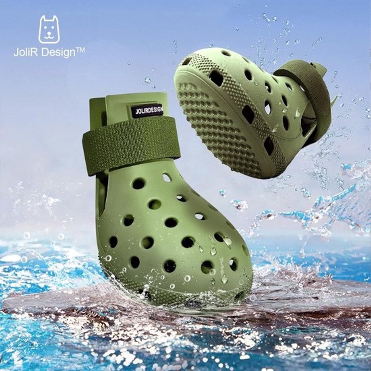Hondenschoenen Pootbeschermers - Hondenlaarsjes Outdoor - Bescherming Hete Ondergrond - Ademend Waterdicht Antislip - Verstelbare Bandjes