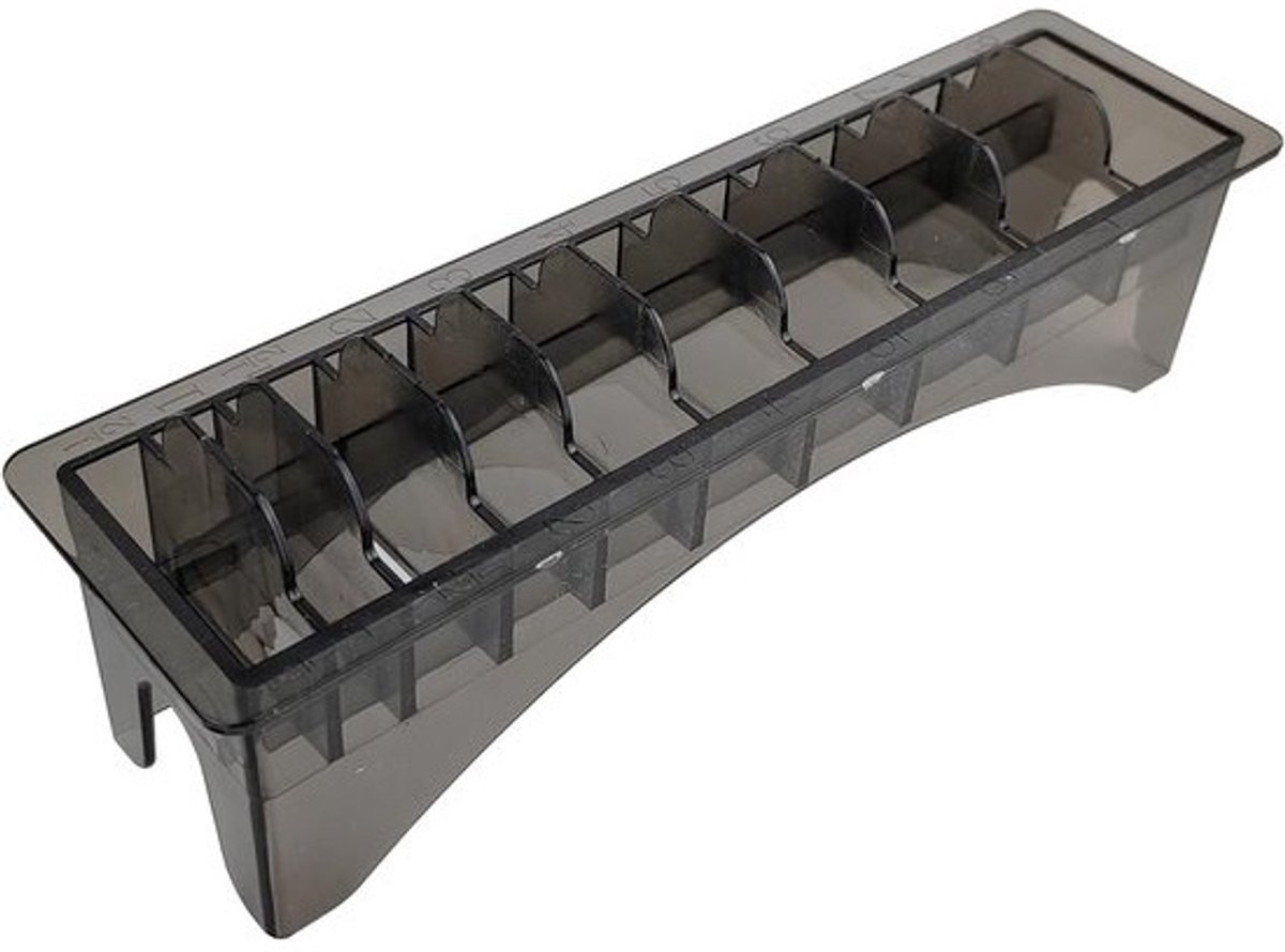 Tondeuse Opbergbox - Kamhouder Koffer - Tondeuse Accessoires - Universele Pasvorm - 2 Compartimenten - Grijs