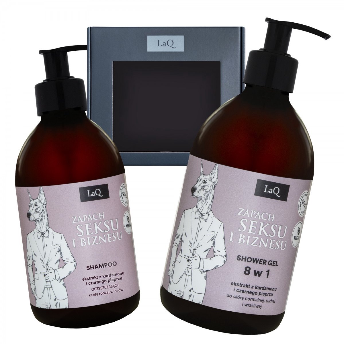 Doberman Shower Gel 500ml + Hair Shampoo 300ml Set