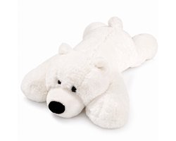 Verzwaringsknuffel IJsbeer - Voor Volwassenen & Kinderen - Weighted Stuffed Animal - Verzwaringsknuffel 3 kg - Zware Knuffel - Gewichtsknuffel - Verzwaarde Knuffel - IJsbeer Knuffel