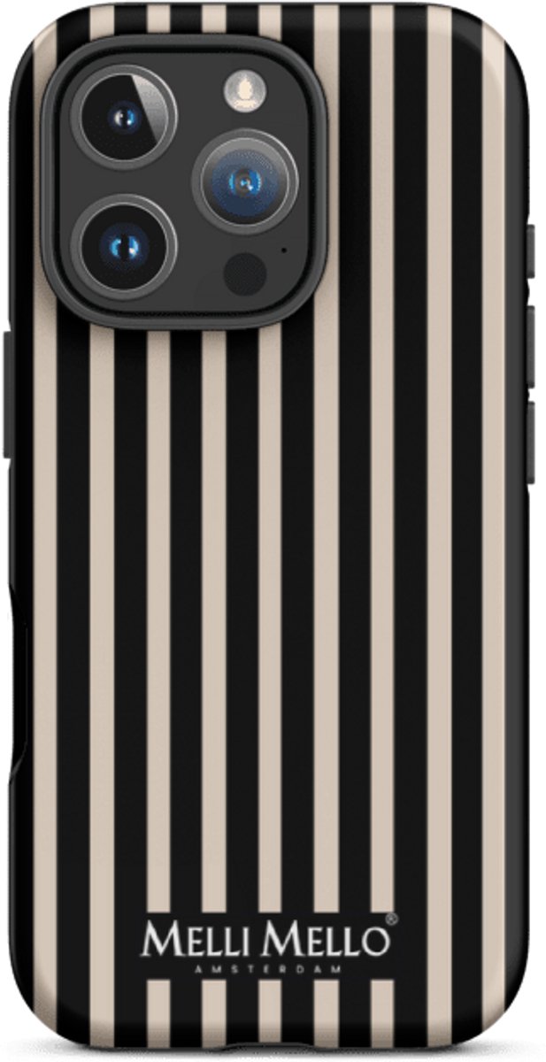 Melli Mello Telefoonhoesje Midnight Lines (Tough Case) - Apple iPhone 16 Pro