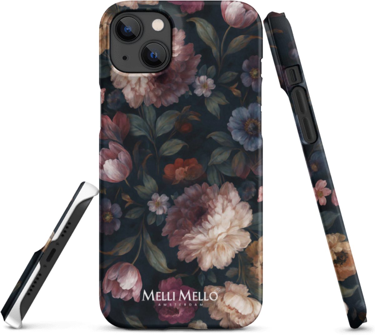 Melli Mello Telefoonhoesje Noir Bloom (Hard Case) - Apple iPhone 14 Plus
