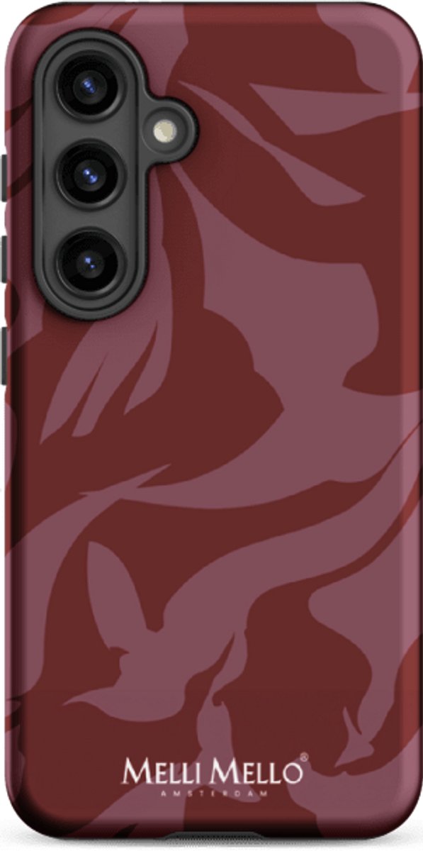 Melli Mello Telefoonhoesje Crimson Wave (Tough Case) - Samsung Galaxy S24