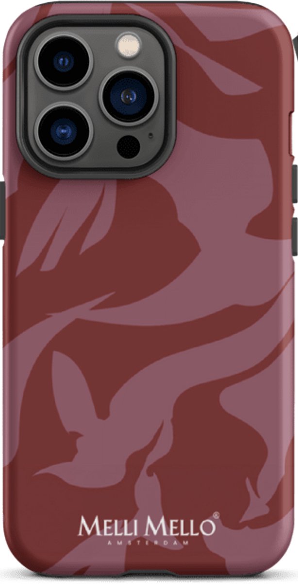 Melli Mello Telefoonhoesje Crimson Wave (Tough Case) - Apple iPhone 13 Pro