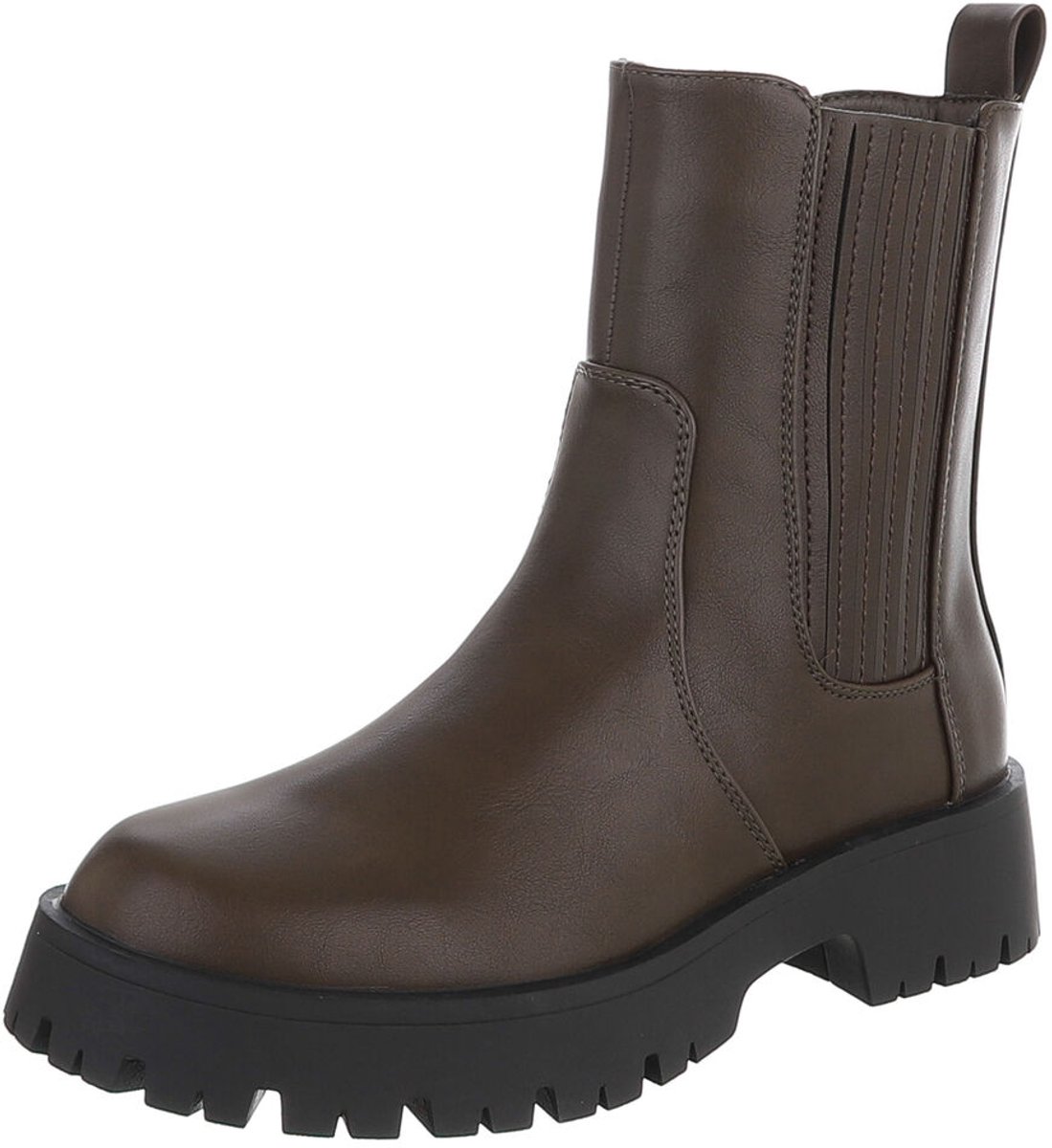 Enkellaars - profielzool en elastische inzet - dames Mt:38