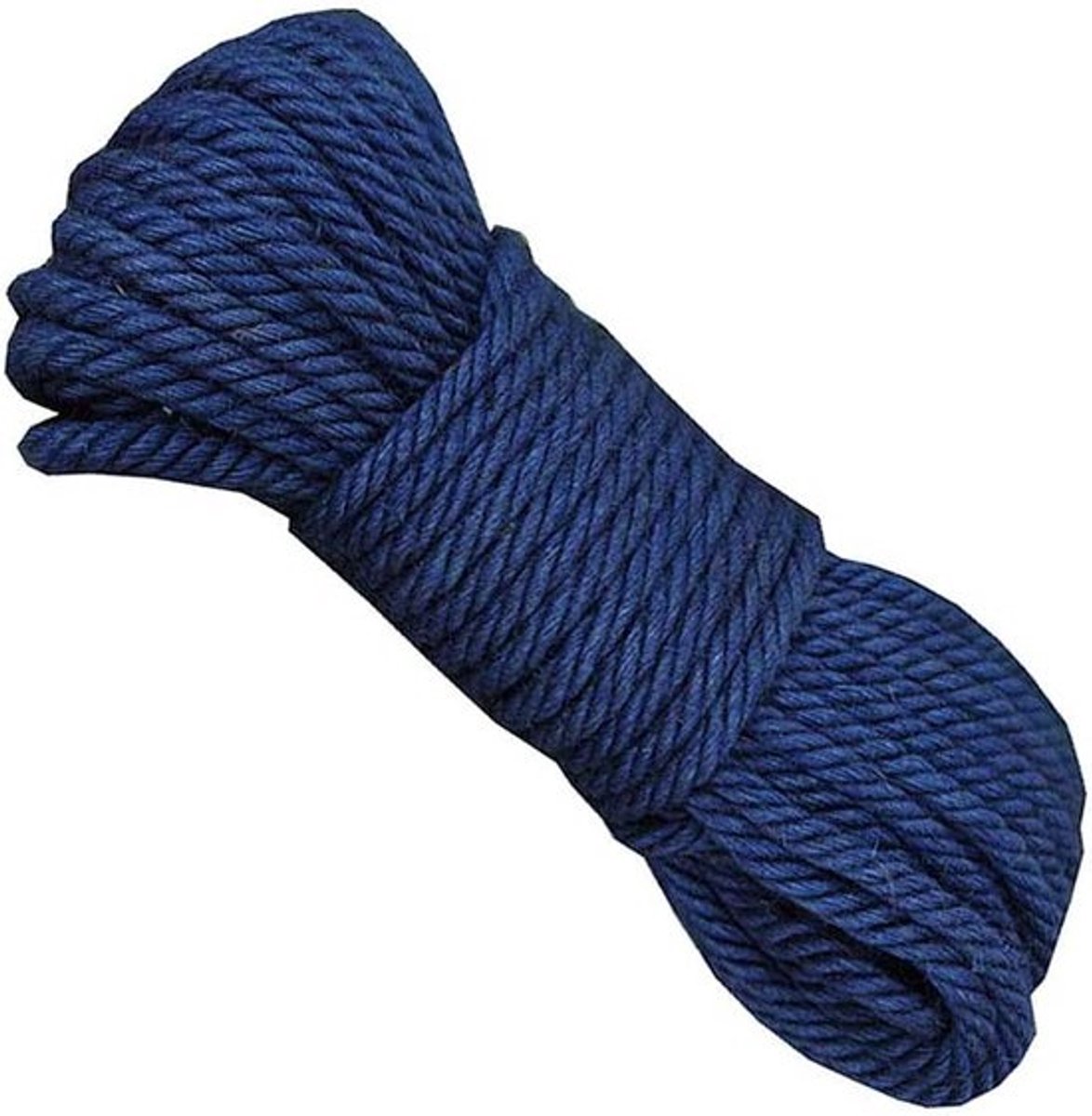 Henneptouw - Jute touw - Decoratie en binding - 100% natuurlijk materiaal - 10 mm x 20 meter - Meerkleurig