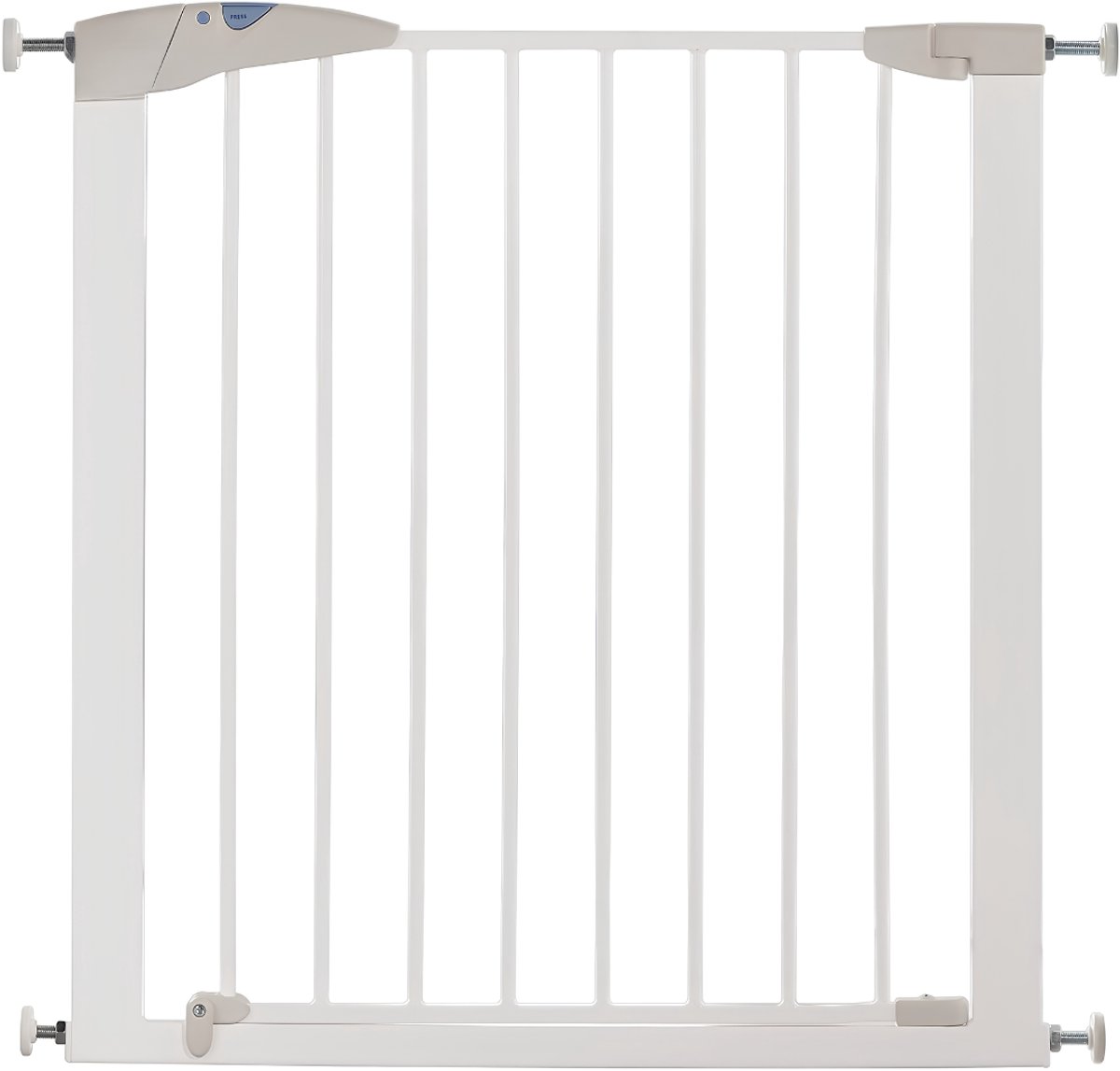 TYR® Traphekje - Automatische Sluiting - Traphekje voor Baby's - Wit - 74cm x 4cm x 80cm