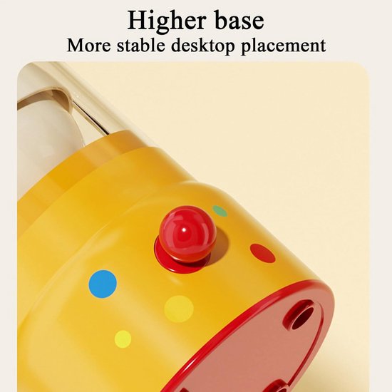 Handmixer Eieren - Keukengereedschap Mixer - Snel Ingrediënten Mengen - Handmatig Touw Mechanisme - 15.5 x 8 cm - Rood — afbeelding 3
