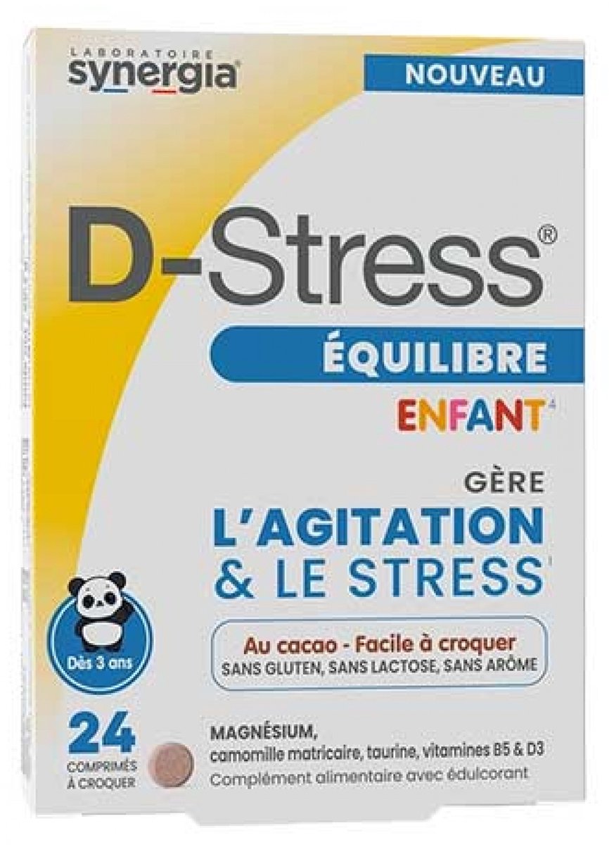 Synergia D-Stress Evenwicht Kind 24 Tabletten