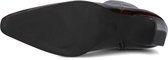 Notre-V 72539 Enkellaarsjes - Enkelboots met rits - Dames - Bruin - Maat 39