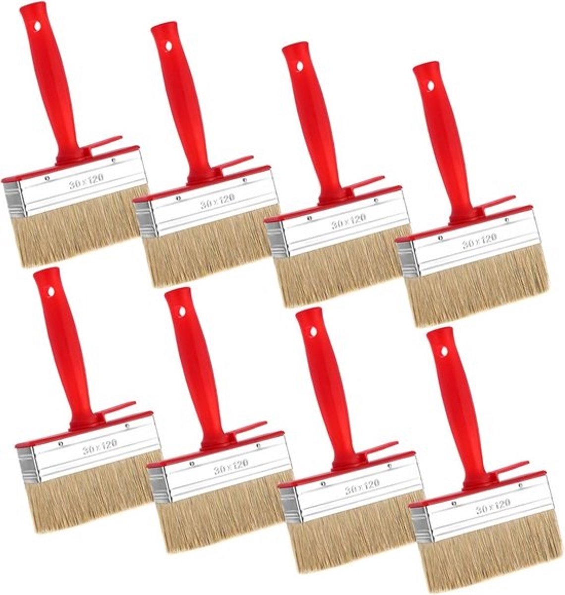 Vlakstrijkers Set - Verfstrippers - Gladde Afwerking - 8 Stuks Pakket - 120 mm Breed