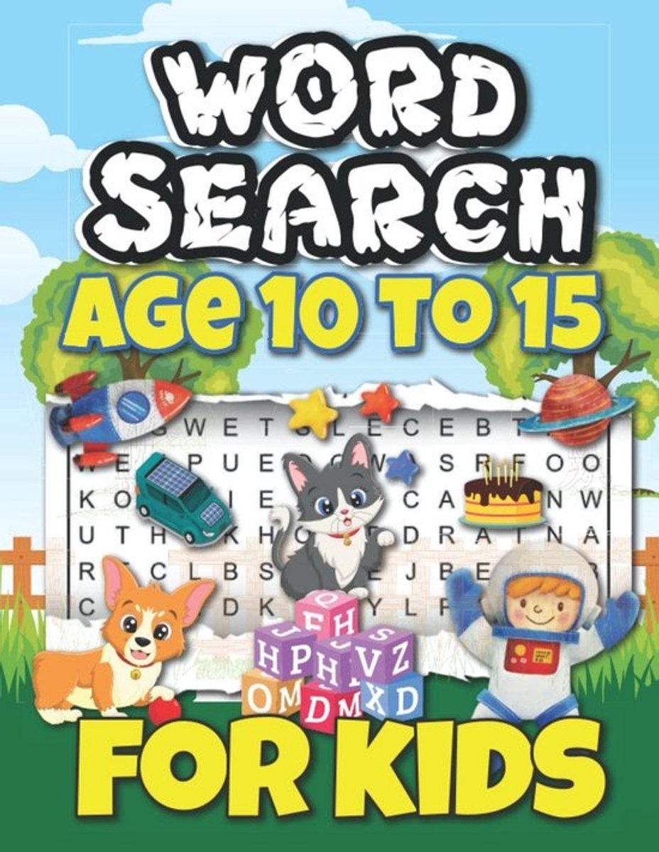 Woordzoekers Puzzels voor Kinderen 10-15 Jaar met Oplossingen