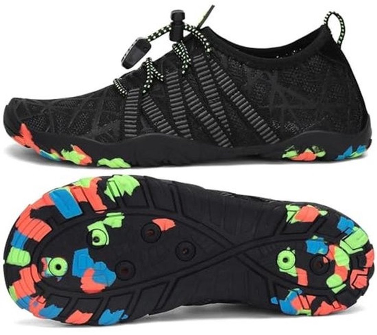 Waterdichte Aqua Schoenen Voor Kinderen – Ademend, Antislip Strandschoenen – Zwart – Maat 29 EU