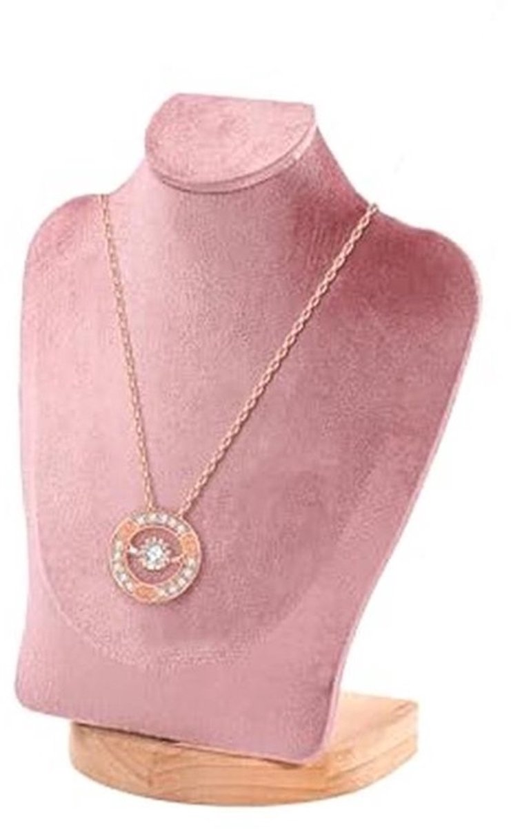 Fluwelen Sieraden Displaystandaard - 23 cm Ketting Organizer voor Thuis en Boetiek