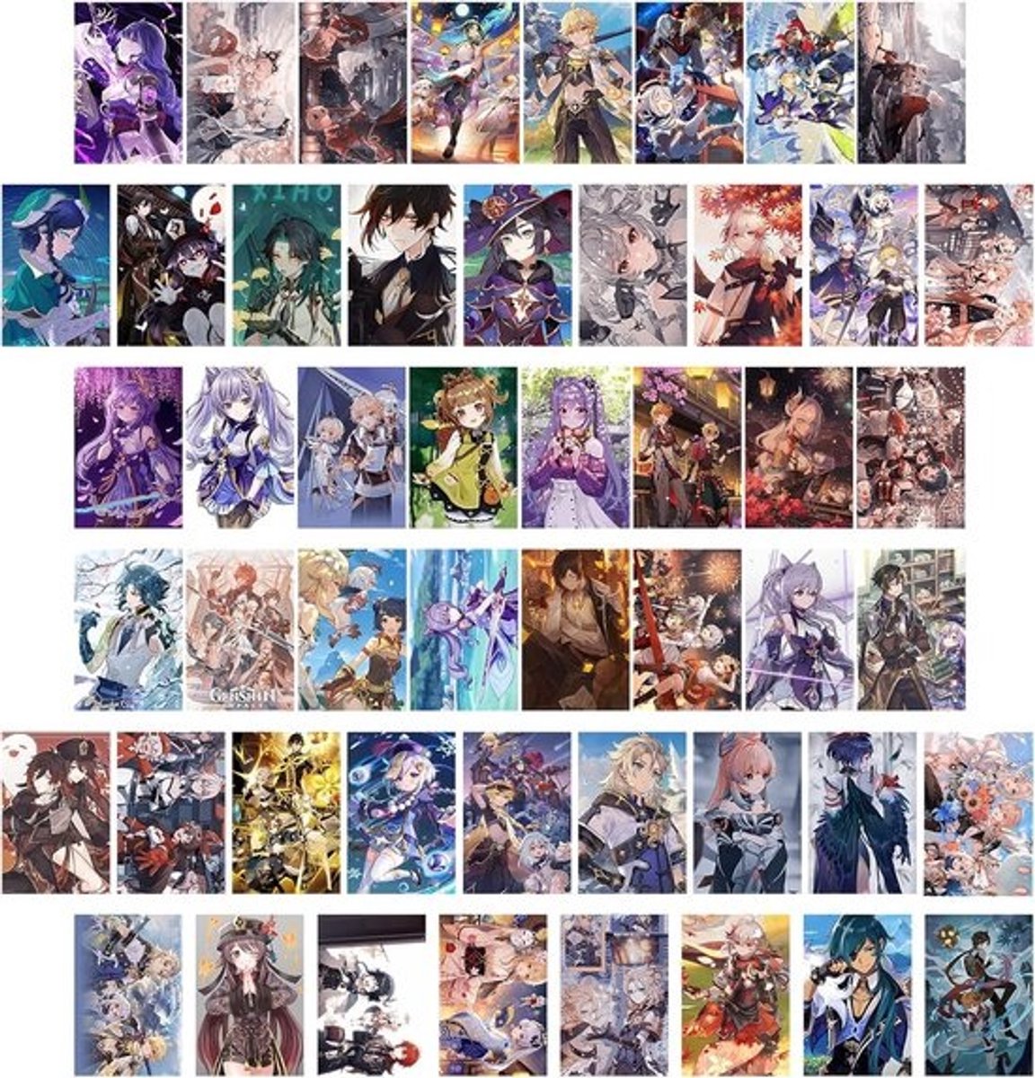 Wandcollage Set 50x Anime Posters Esthetische Kunstposters voor Jongens en Meisjes Slaapkamer Decoratie