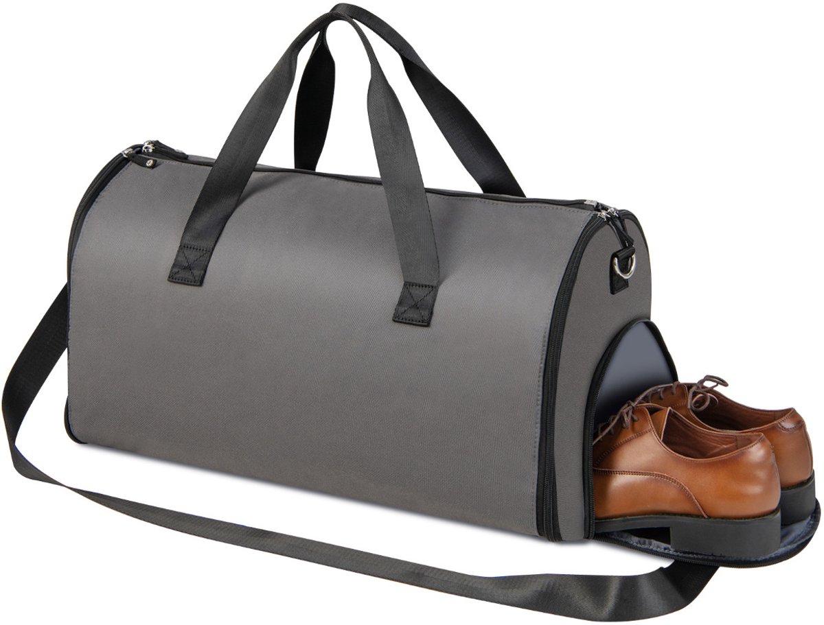 SureDeal® - Kamper - Handbagagetas - Kledinghangtas Liter Waterdichte - 53x126 cm - Donkergrijs