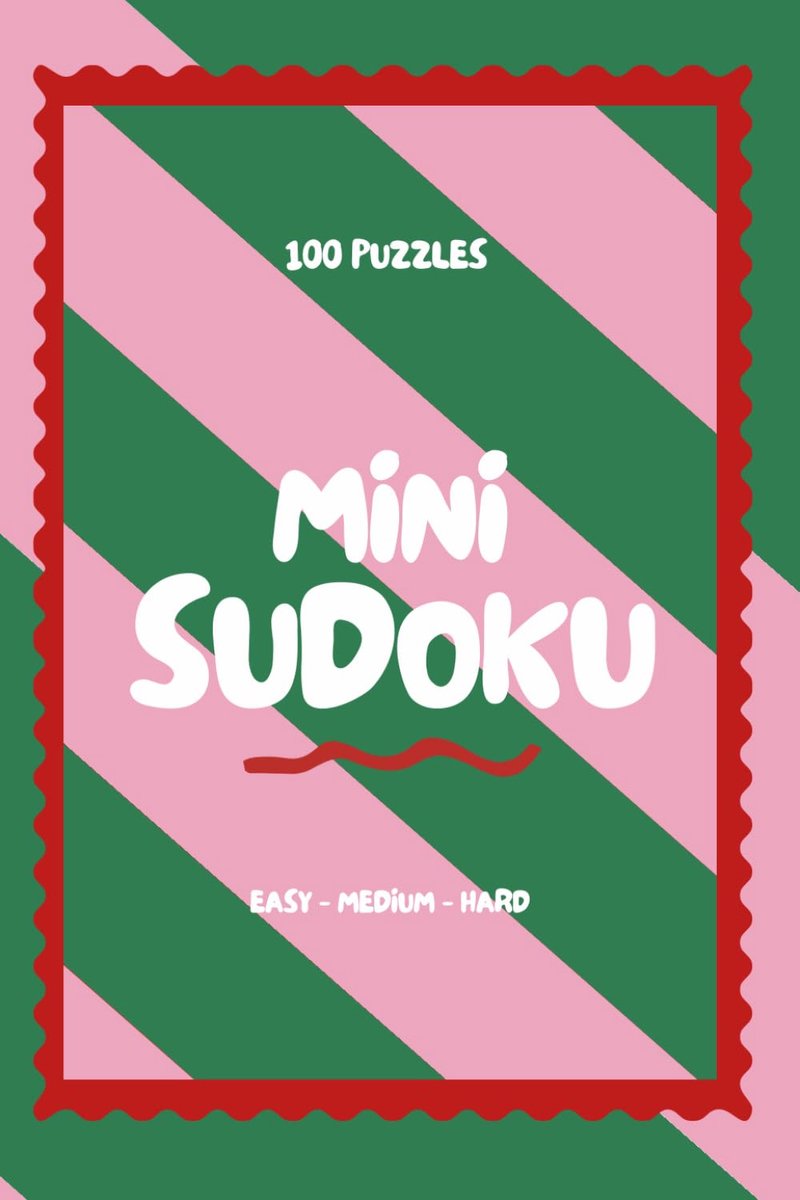 Sudoku Mini Puzzle Book for Woman: 100 Easy, Medium & Hard Sudoku Puzzles - ShopVlot