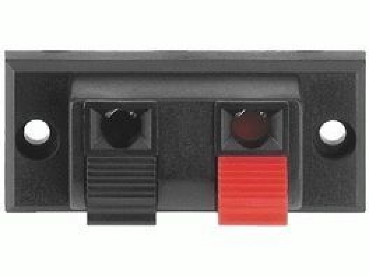 2-weg Luidsprekerterminal WP2-2 – Veerconnector