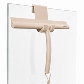 Waterval Douchewisser 24cm – Siliconen Trekker voor Douchewand & Badkamer – Beige / Abrikoos Tint