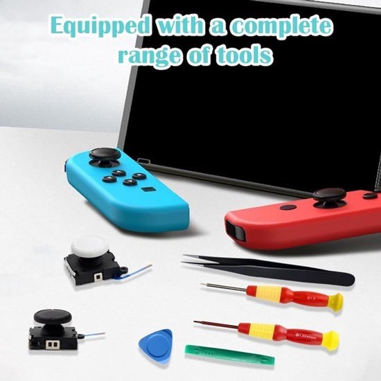Reparatieset TMR Joysticks voor Switch/Switch OLED Joy-Con/Lite Controller met Gereedschap - Geen Drift van Logitech — afbeelding 2