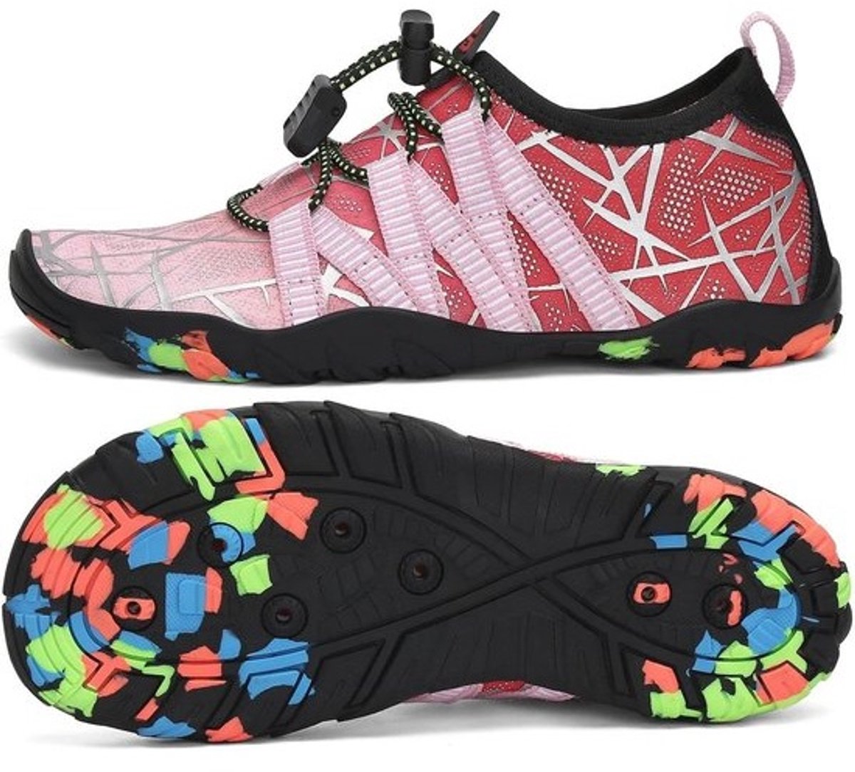 Waterschoenen voor kinderen - ademend strand- en zwembadschoenen voor surfen en duiken, maten 24-36