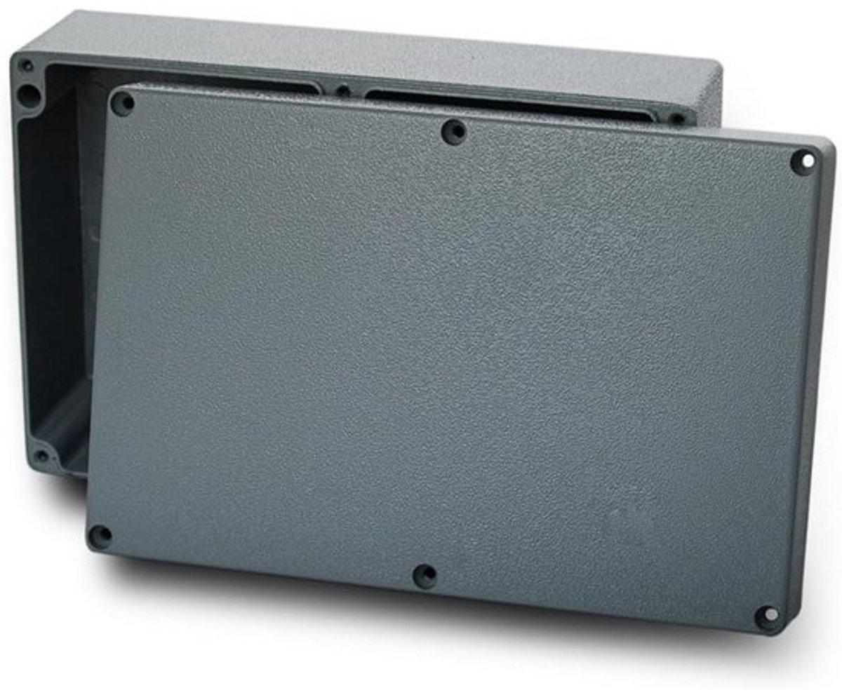 Industriële Aluminium Behuizing 222 x 145 x 75 mm IP66 - Robuuste Behuizing Box met Dichting