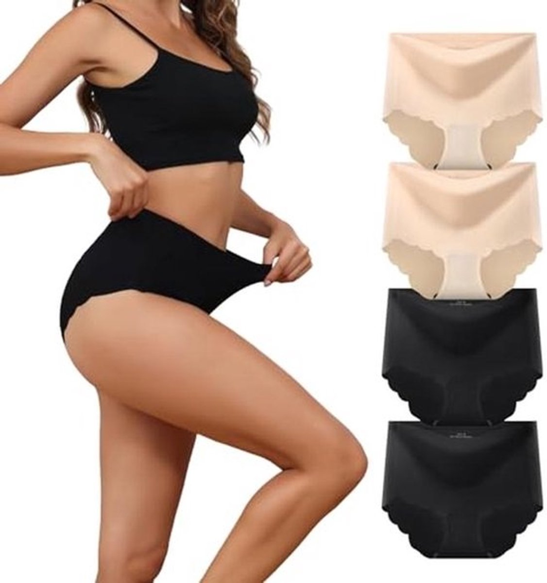 Naadloze hoge taille onderbroeken voor dames - Sexy en comfortabele hipsters