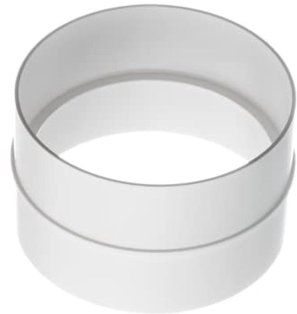 Buisverbinder 125mm Connector PVC voor Ventilatiebuis