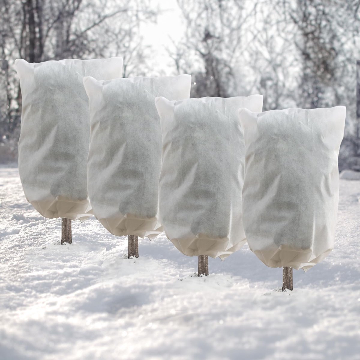 Plantenhoes - Winterbescherming voor Potplanten - 4 Stuks - 80x100 cm
