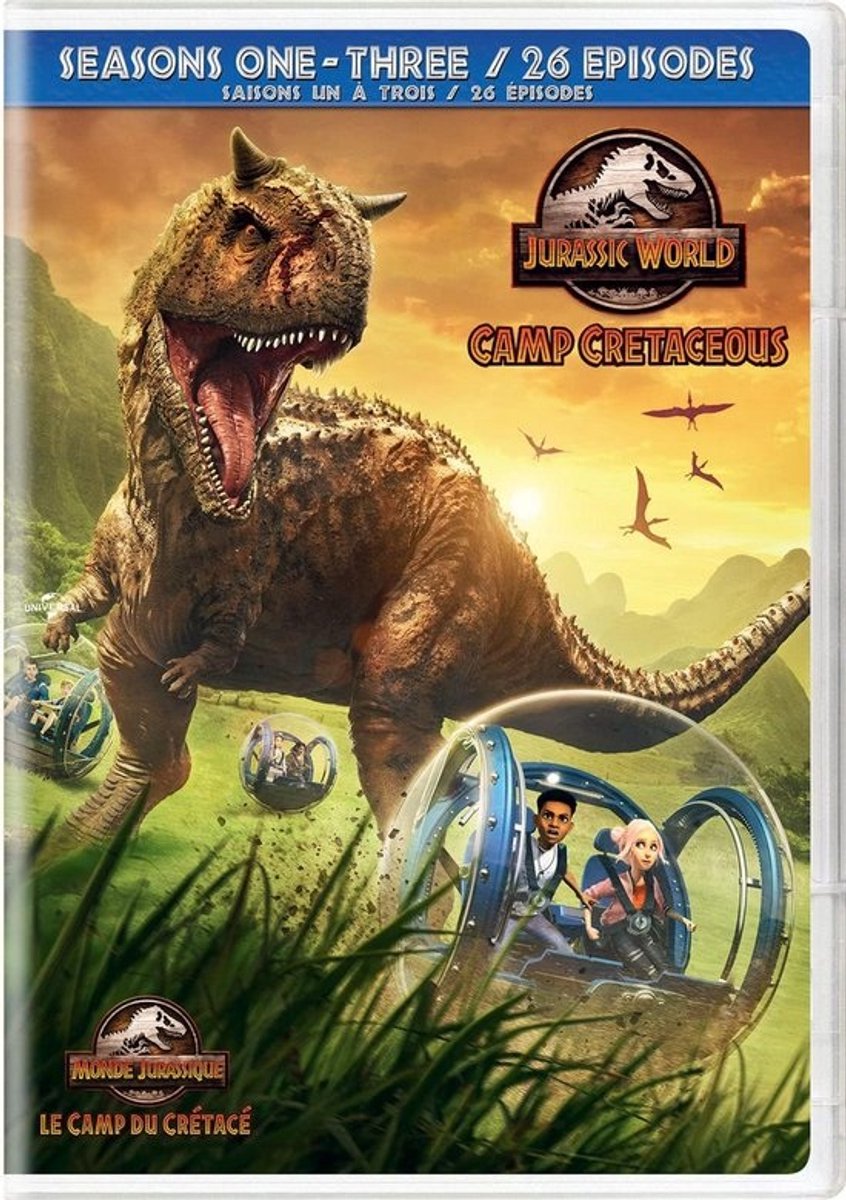 Jurassic World: Camp Cretaceous Seizoenen 1 t/m 3 DVD - Alle Aflvering Back-to-Back