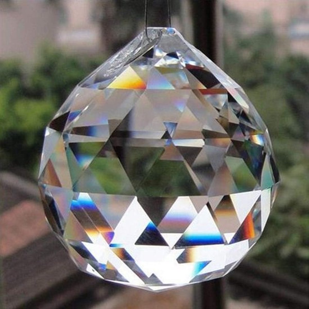 Heldere Kristallen Bol Zonvanger voor Feng Shui & Raamdecoratie - Regenboog Effect
