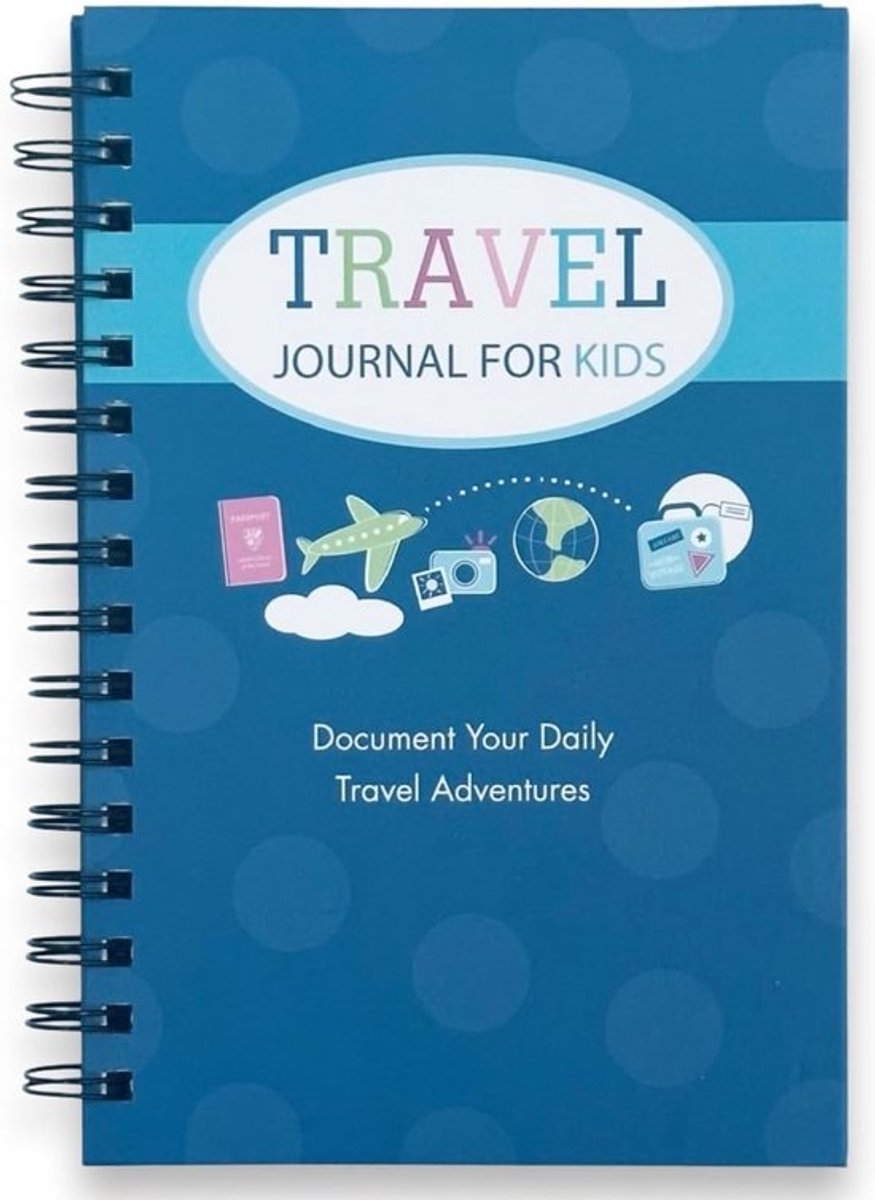 Reisdagboek Voor Kinderen - Mijn Vakantie Herinneringen Vastleggen (Koningsblauw)