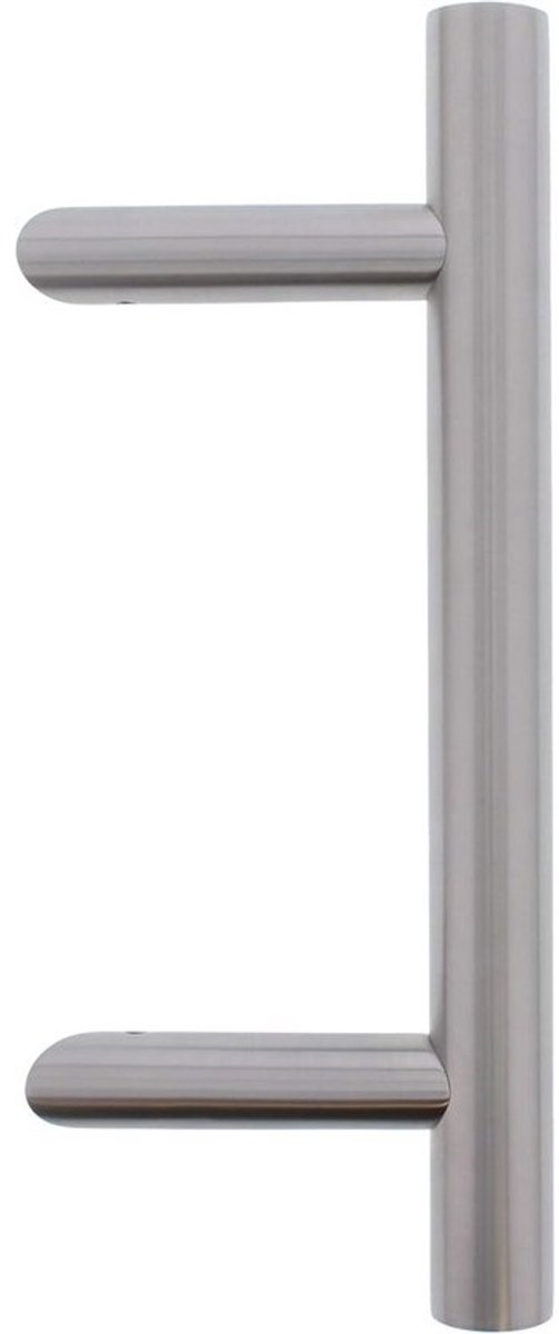 Zijdelings Schuine Duwgreep RVS voor Voordeur of Binnendeur - 600mm Lengte