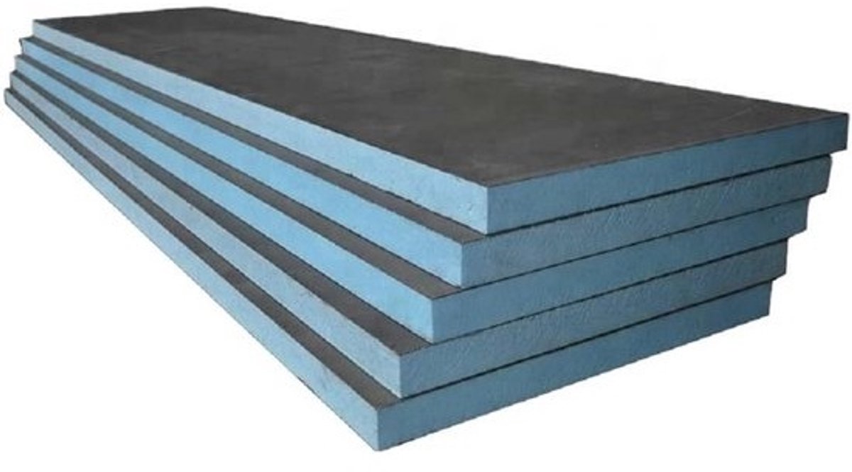XPS Hardschuimplaat 10 mm | 115 x 55 cm | 3 stuks | Waterdicht, Druksterk, Warmte-isolerend | Voor Binnen en Buiten