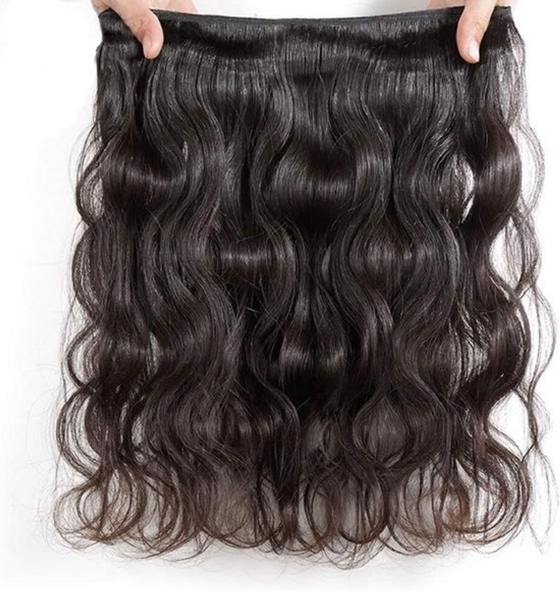 Braziliaans Remy Menselijk Haar Bundels Korte Body Wave Natuurlijk Zwart