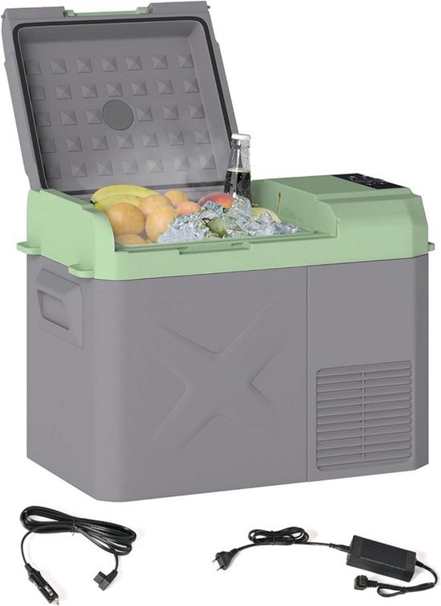 Draagbare Elektrische Koelbox 24L - 12V/220V voor Auto, Camping en Boot - Met ECO Modus