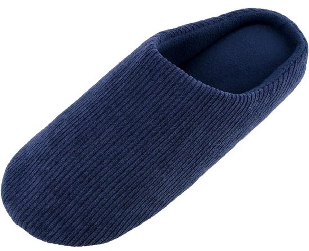 Warme Winter Pantoffels voor Dames en Heren - Geheugenschuim Donkerblauw 44-45 EU
