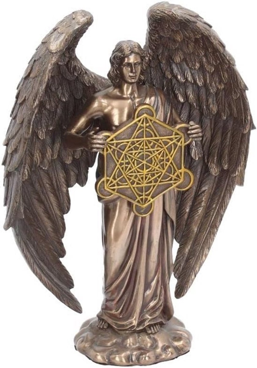 Metatron Aartsengel Beeldje 26cm Brons Hars