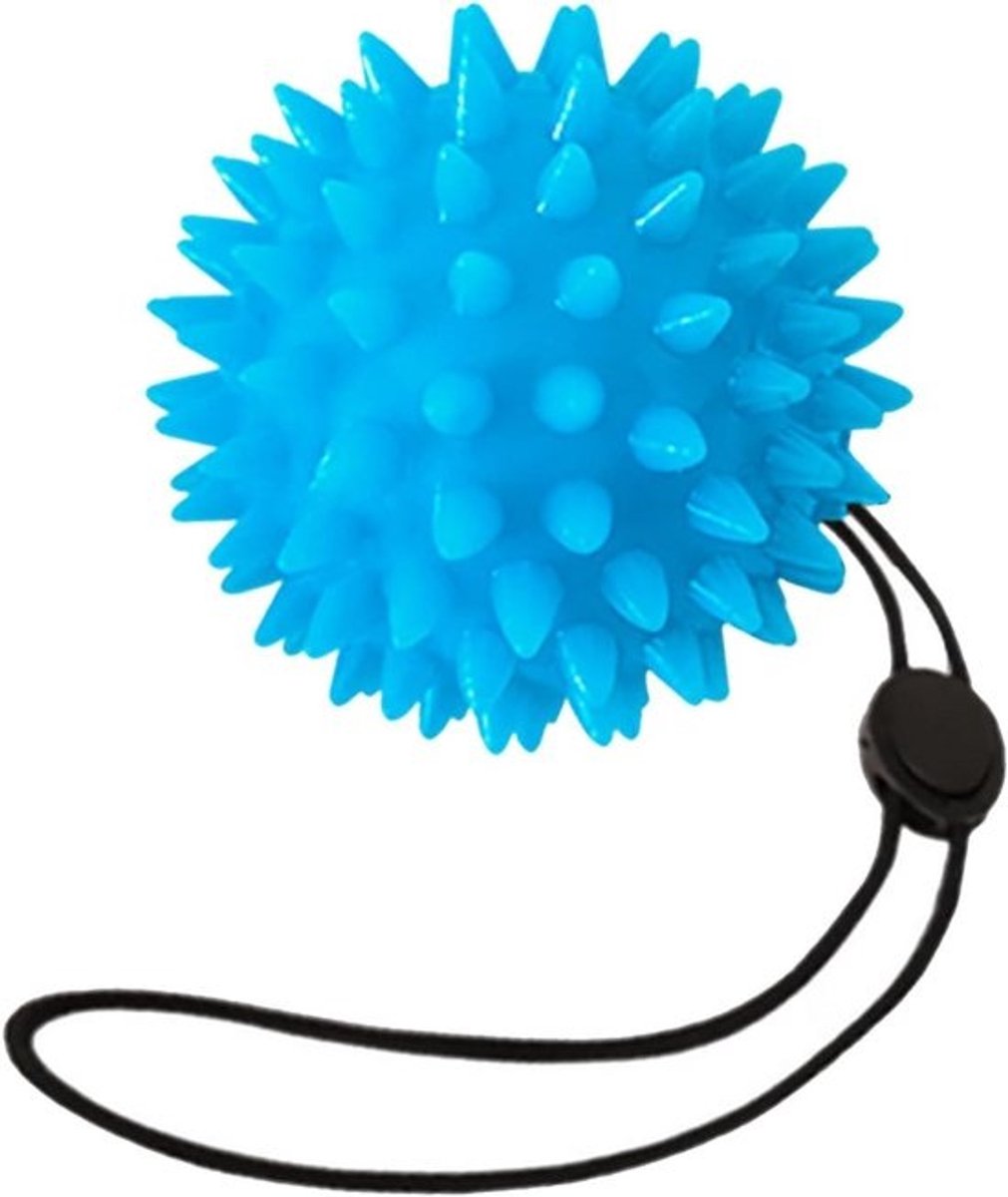 Kneedbal Handtherapie - Vingertrainer Massagebal - Hand Kracht Opbouwen - Verstelbaar Design - 6.5 cm Diameter - Donkerblauw