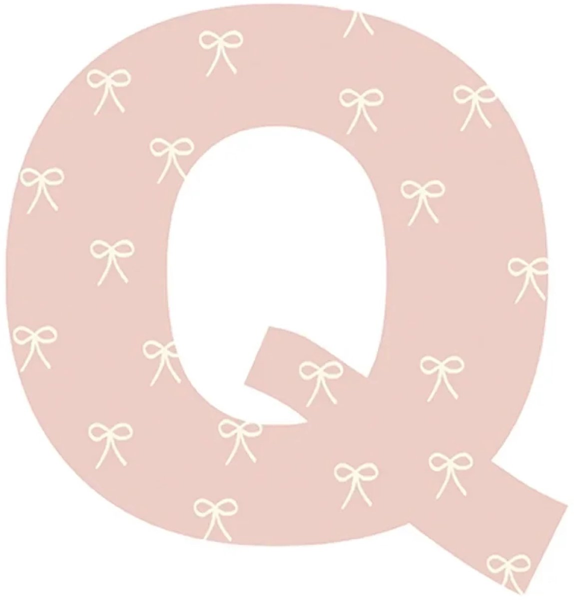 Lilipinso sticker letter gebloemd Q