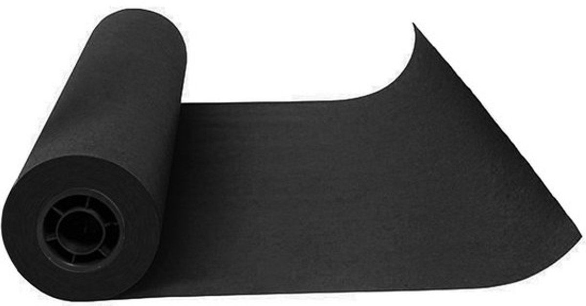 Grote Rol Zwart Kraft Inpakpapier - Extra Lang en Stevig Knutselpapier