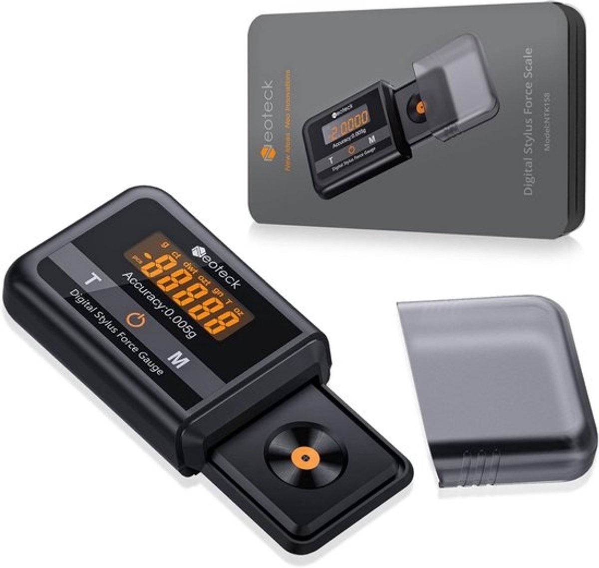 Professionele Draaitafel Stylus Force Gauge met Backlight LCD - Hooggevoelige Precisie Weegschaal voor Phono Cartridge