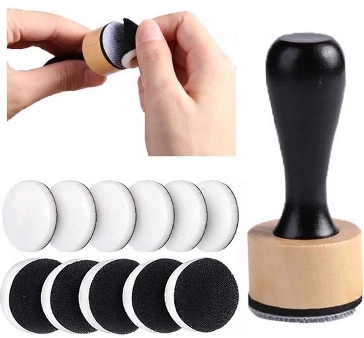Inkt Menggereedschap - Schuim Applicator Set - Scrapbooking en Kaarten Maken - Rommelvrije Inkt Applicatie - 22 Navullingen - Niet gespecificeerd