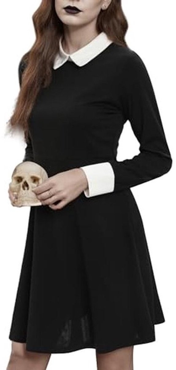 Kanten Halloween jurk voor dames - Avondjurk met schoudervrije stijl