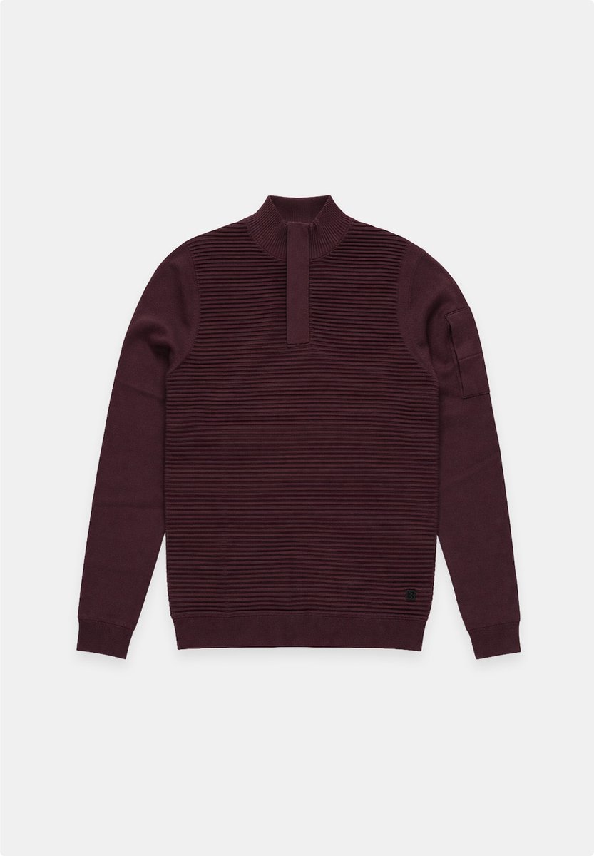 Gabbiano - Heren Trui - Hoyt - 6167278 - 674 Burnt Bordeaux