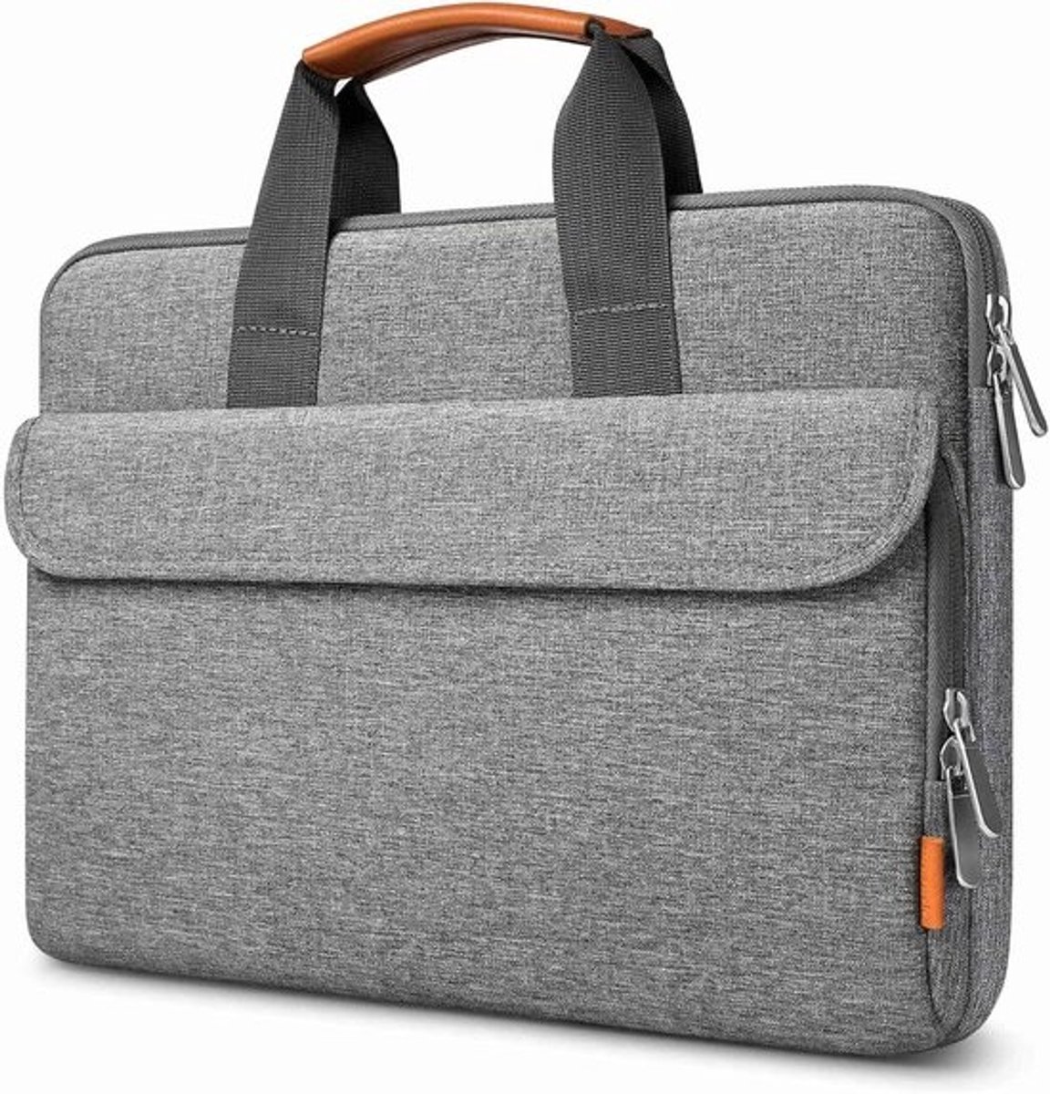 Laptoptas 14 inch Hoes 360° Bescherming voor Chromebook en Notebook - Grijs