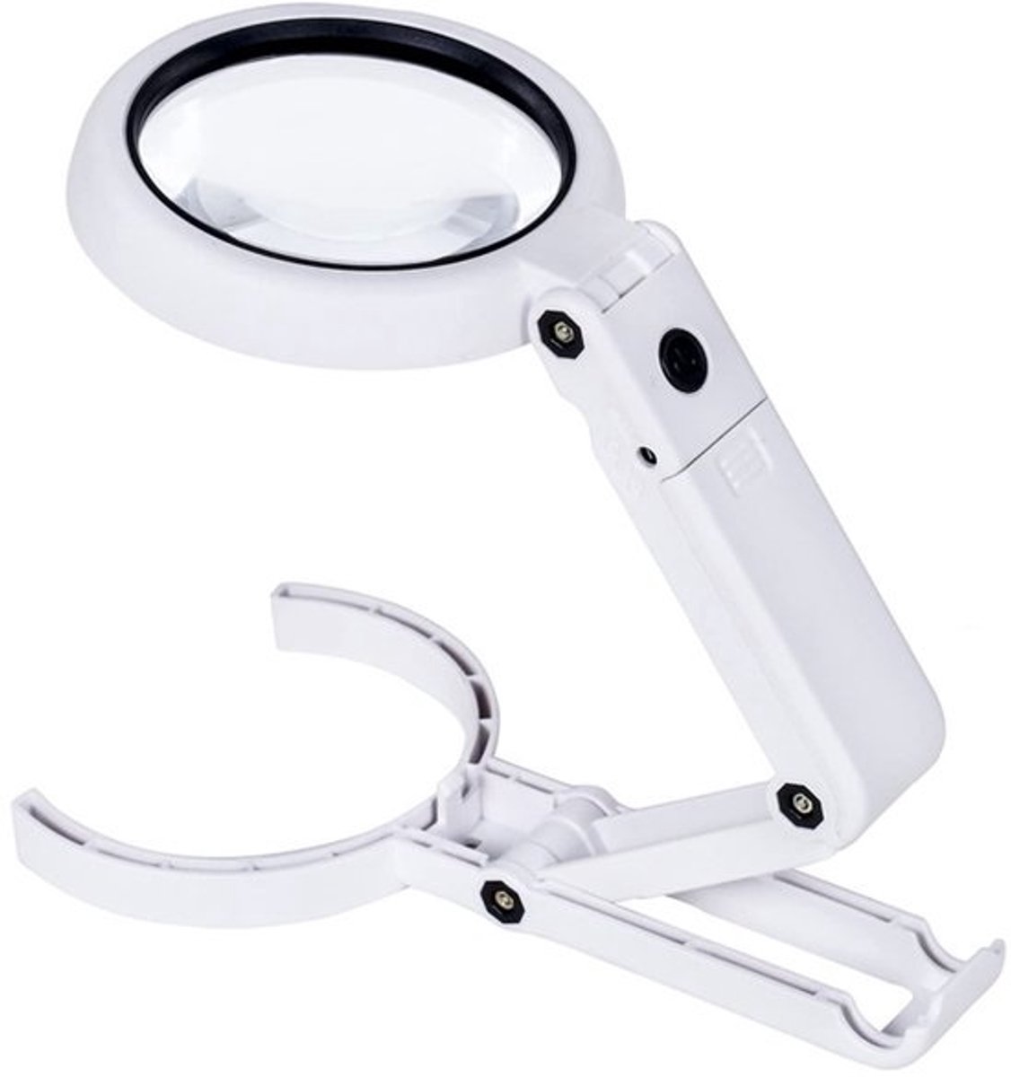 Dailygoods - Vergrootglas met licht - Juweliers Vergrootglas - Ideaal voor lezen - Wit - 5X 11X vergroting - Geschikt voor sieraden - Perfect voor del...
