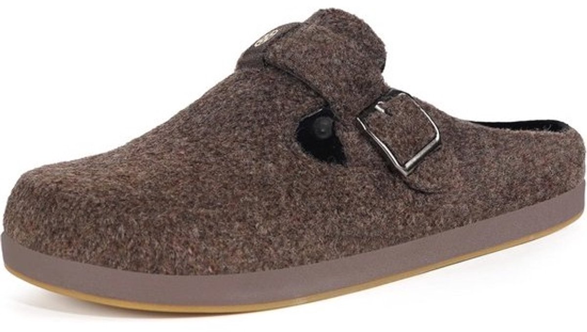 Warme Vilten Slippers voor Dames en Heren met Ondersteuning en Antislip Zolen